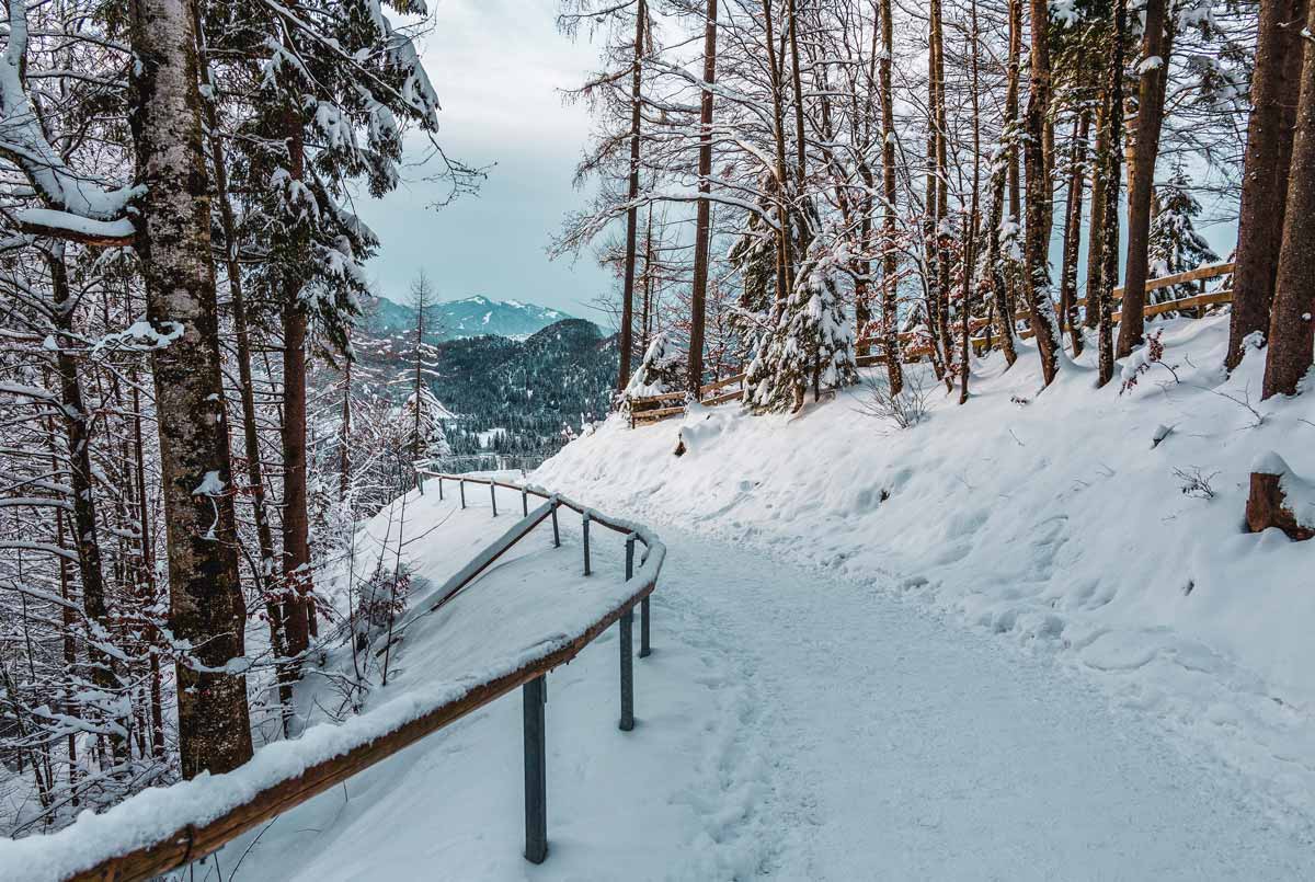 Winterwanderweg im Gunzesriedertal | Gästehaus Stangl